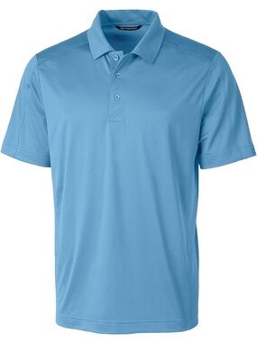 NWT Cutter & Buck Prospect Polo Shirt UPF 50 Moisture Wicking Blue XXXL